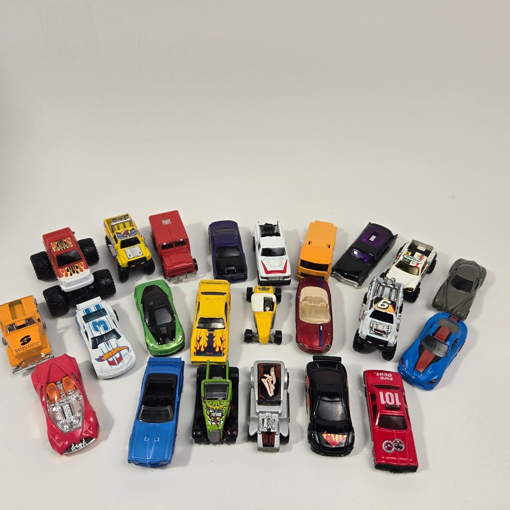 Vintage Hot Wheels Diecast Lot The Demon 8 Crate Hooligan 1:64 Scale Cars